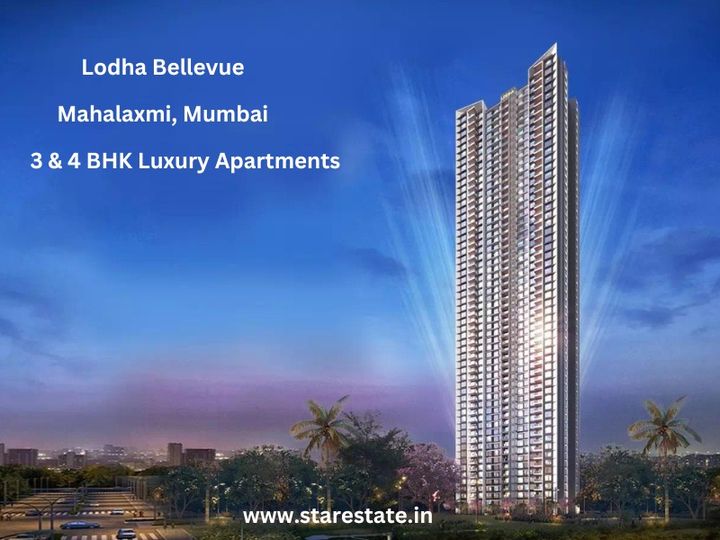 Lodha Bellevue | 3 & 4 BHK Flats In Mahalaxmi, Mumbai